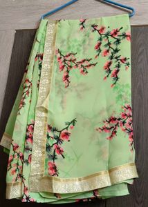New Saree With Blouse