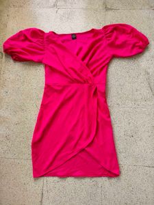 Barbie Theme Pink M size Dress