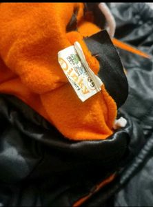 Black Sweatshirt Pajami Set For 3- 6 Month Baby