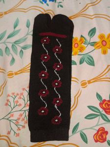 Floral Tabi Socks