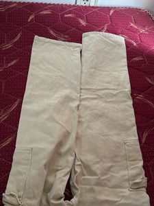 high rise wide leg beige jeans MANGO women