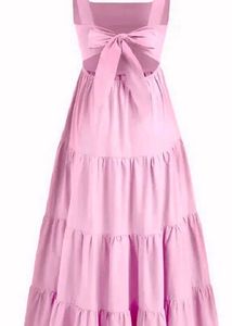 Pink Tiered Sundress