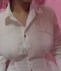 Fitted White Button-Down Mini Dress