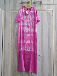 Pink Tie-Dye Kurta