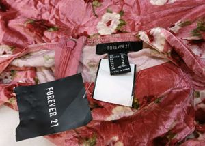 Floral Velvet Mini Dress 34 to 36