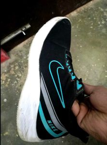 Black And Blue Sport Shoes