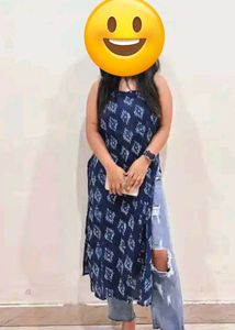 Ananya indigo blue kurti