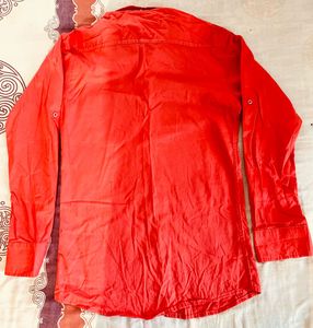 Red Casual Shirt