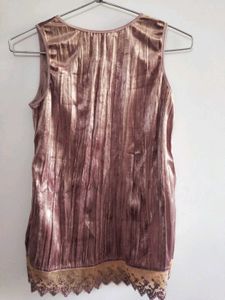 Velvet lace Top