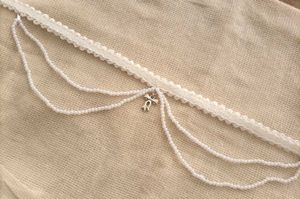 Double Layer Cottage Core Choker With Metal Bow 🌷
