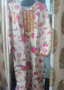 Floral Print Kurta Set