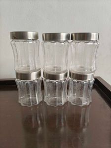 Set of 6 PET Storage Jars