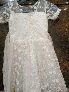Party Wear White Frock