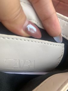 Zara White Sling Bag