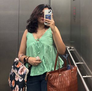 Striped Halter Neck Top