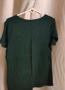 Green Casual T-Shirt