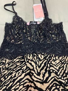 HunkemollerVera Jersey Lace Slip Dress