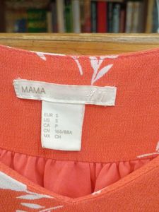 Floral Print Dress with lining, mama By h&amp;M