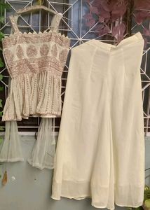 Women Kurtie Set With Plazzo &amp; Dupatta
