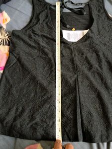 New Black Sleeveless Top