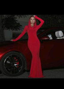 Newme Hooded Long Maxi Dress