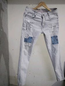 Distressed Denim Jeans