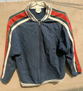 Gucci Navy Zip-Up Jacket