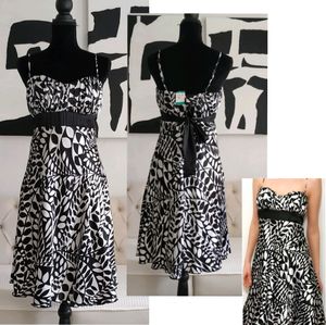 Speechless Y2k era Black and White Mini Dress