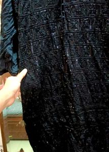 Sequins Black Kurti🖤