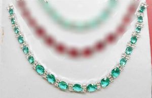 AD Stone Necklace With Earings