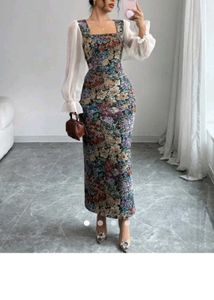 Floral Print  Bodycon Dress