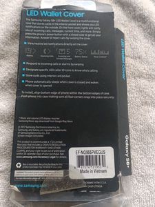 Samsung Galaxy S8+ LED Wallet Cover