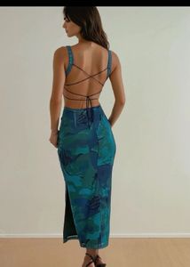 Floral Bodycon Maxi Dress