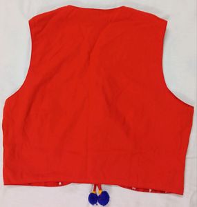 Woman Double Sided Crop Open Front Jacket