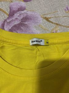 Bewakoof Yellow Tee (S-M)