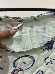 Patterned Short Sleeve T-Shirt