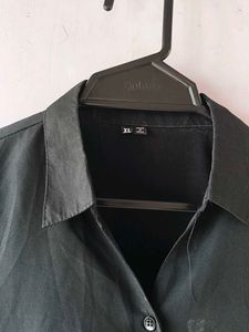 Classic Black Button-Down Shirt