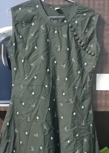 Polka Dot Printed Dress