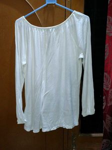 White Long Sleeve Top
