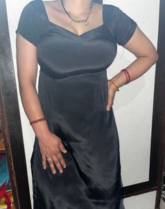 Pure crepe Black Salwar Kameez Suit