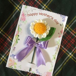 Crochet Flower Mother&#39;s Day Cards
