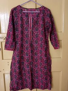 Pink Multicolor Kurti