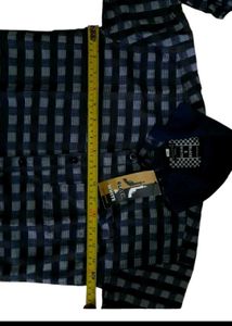 Full Sleeve Cotton Check Shirt For Boys With Tag