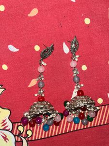New Without Tag Colorful Jhumka Earrings