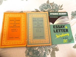 Vintage Grammar and essay book
