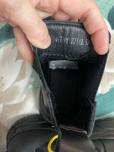 Black Leather Chelsea Boots