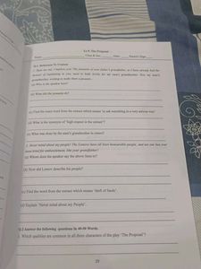 ENGLISH QUESTION Bank And Workbook 2025 Class 10