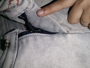 Grey Denim Jeans Waist-26 Height-32