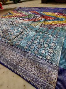 Heavy Highest Quality Banarasi Multi Colour Saree