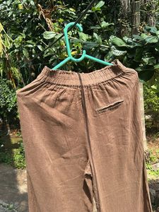 Brown Casual Pants